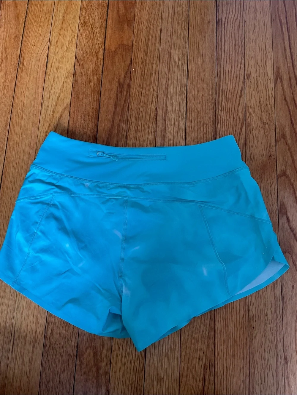 Athleta Aqua Blue 3.5” Athletic Running Shorts with Wide Waistband XS
